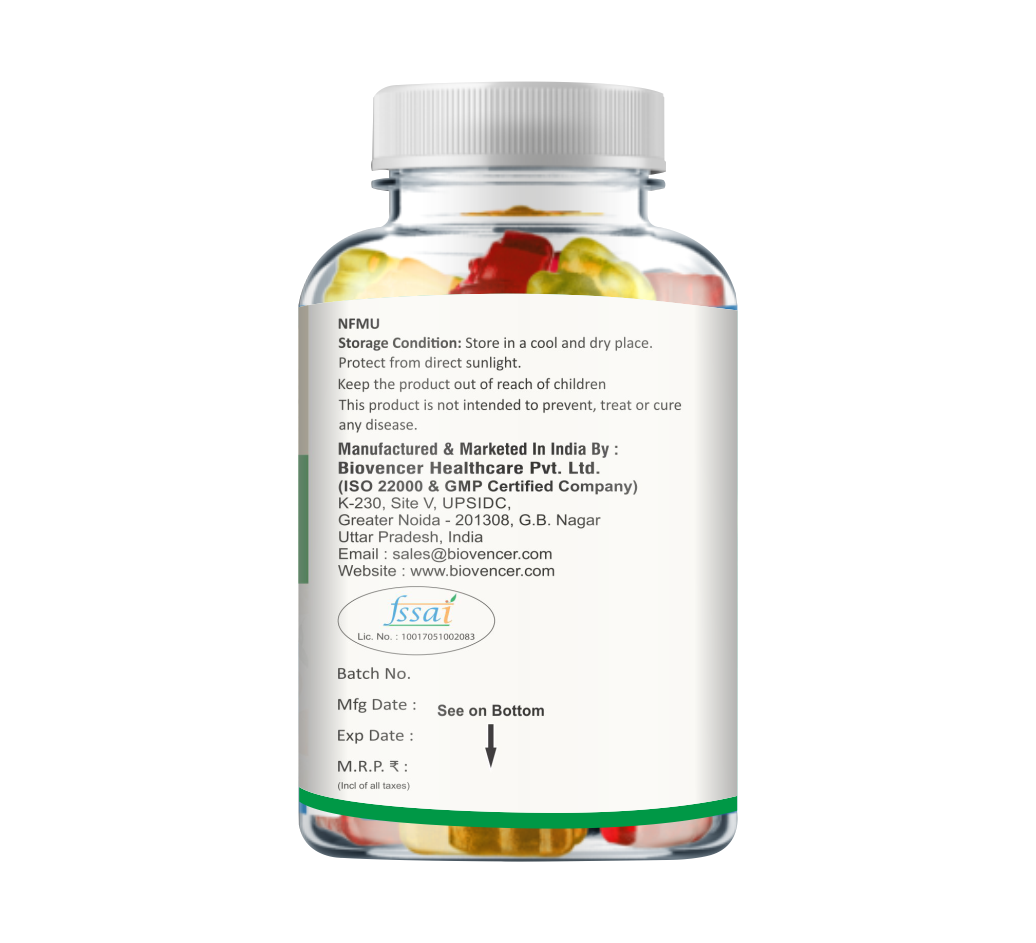 Caress Ashwagandha – Stress Relief| Wellness Rejuvenates mind & Body |Anti-Anxiety Support| Contain 250mg Ashwagandha with Vitamin E| Orange Flavour - 30 Gummies (Pack of 1)