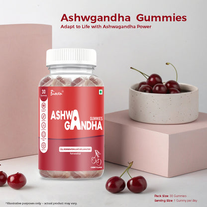 バイオベン アシュワガンダ グミ ストレス解消＆心の平穏に ― エネルギー、集中力、気分のバランス、そして毎日の健康をサポート ― ハーブアダプトゲングミ