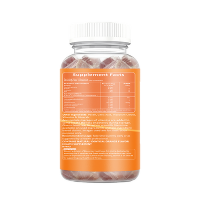 Bioven Cleep Care Melatonin Gummies Pack of 30 Orange Flavour – Supports Better Sleep, Relaxation & Healthy Sleep Cycle