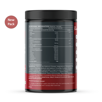 Bioven EAAs |  Supplementation For An Ultimate Athletic Performance | Fruit Punch Flavor | 300g Jar