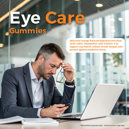 Bioven Eye Care Gummies Pack of 30 Orange Flavour – Supports Eye Health, Vision Support & Daily Eye Wellness