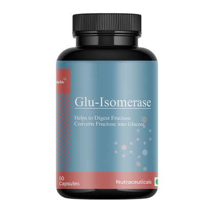 Biovencer Glu-Isomerase Pro Capsules – Digestive Enzyme Supplement for Carbohydrate Metabolism, Energy Support & Gut Health – 60 Veg Capsules
