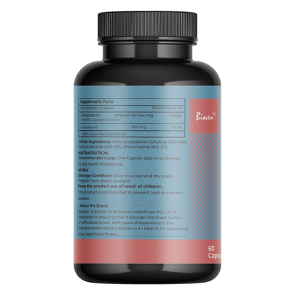 Bioven Glutathione 60 Veg Capsules – Antioxidant Supplement for Skin Health, Cellular Wellness & Detox Support