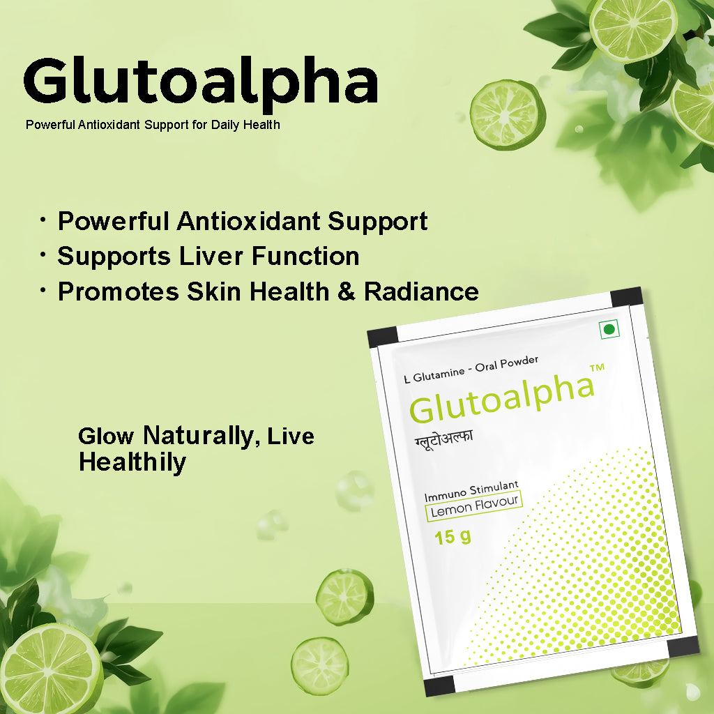 Biovencer Glutoalpha Sachet | Saccharomyces Boulardii 250mg | Probiotic Supplement for Gut Health, Digestion, Immunity & Intestinal Balance | 1 Sachet Daily Support for Men & Women