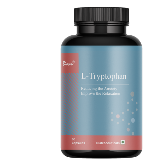 Bioven L-Tryptophan | Reducing the Anxiety | Improve the Relaxation | Pack of 60 Capsule