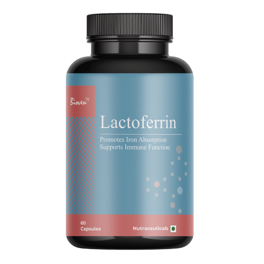 Bioven Lactoferrin - 250mg | Promoting Digestive Function | Supporting Immunity | Pack of 60 Capsule