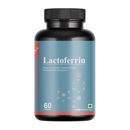 Biovencer Lactoferrin 60 Veg Capsules | Immune Support, Iron Absorption, Gut Health & General Wellness | Natural Protein Supplement for Men & Women