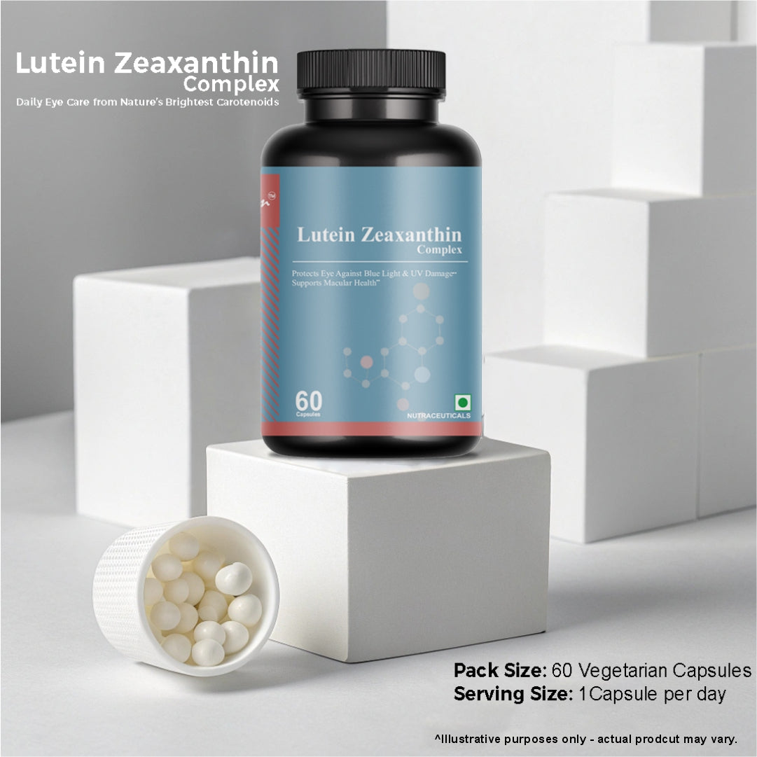 Bioven Lutein & Zeaxanthin 60 Veg Capsules – Eye Health Supplement for Vision Support, Blue Light Protection & Antioxidant Care