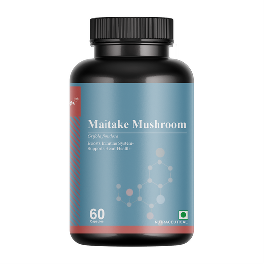 Bioven Maitake Mushroom Extract Capsules ∣ Grifola Frondosa Supplement ∣ Immune Support & Healthy Blood Sugar ∣ Natural Beta Glucans ∣ 60 Veg Capsules