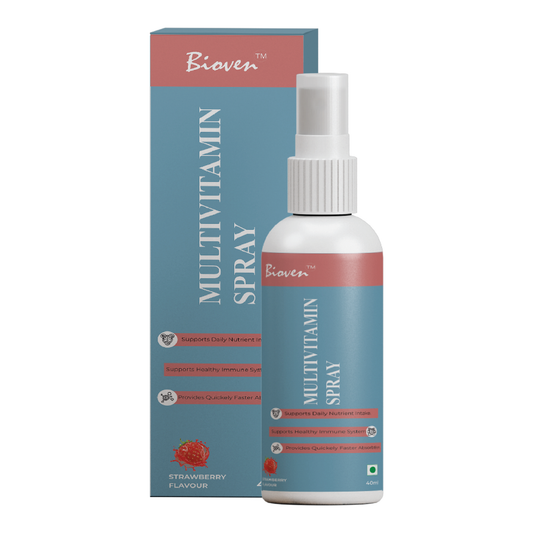 Bioven Multivitamin Oral Spray | Improve Nutrient Absorption | Enhance Immune Function | Pack of 40ML