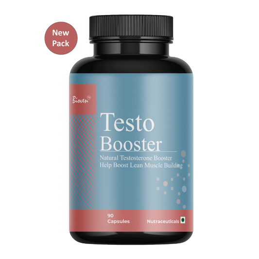 Bioven Testo Booster | Testosterone Hormone | Sex Drive | Feel Energy Never before | (90 capsules)