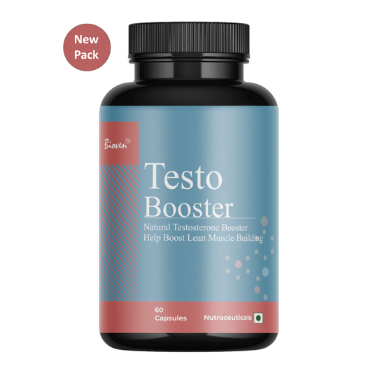 Bioven Testo Booster | Testosterone Hormone | Sex Drive | Feel Energy Never before | (60 capsules)