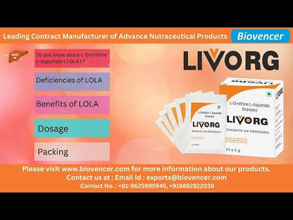 L-Ornithine L-Aspartate Liver Detoxifying Sachets