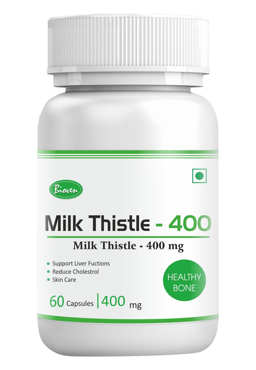 Bioven Milk Thistle | Skin Care | Reduce Cholesterol | Support Liver Function | 60 Capsules