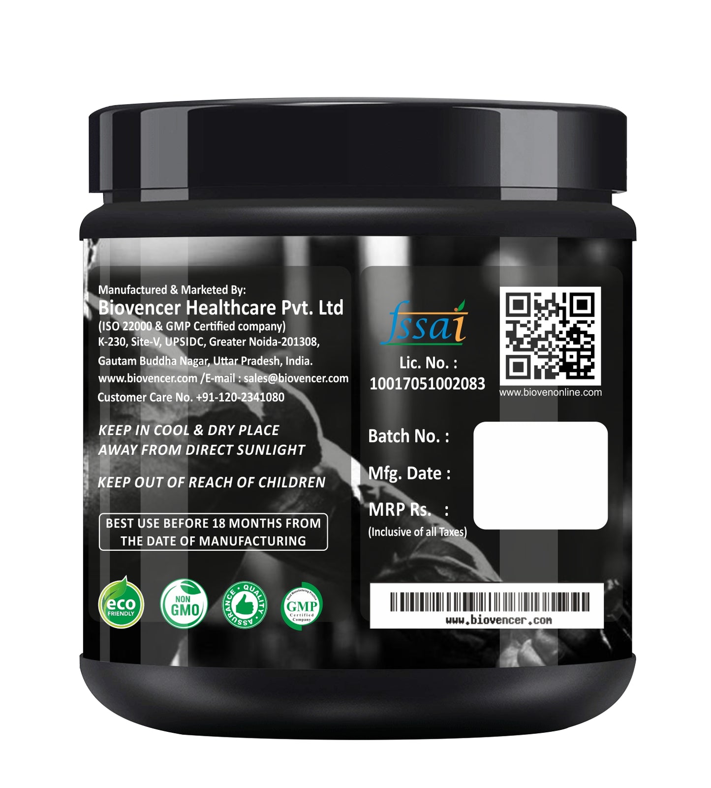 Bioven L-Leucine | Black Currant Flavour | 200g | Fast Muscle Repair | Pre-Workout | Improve Athletic Performance |