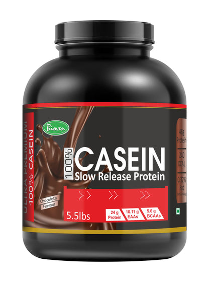 Bioven Casein 100% Milk Protein | Chocolate Flavor | 5.5lbs