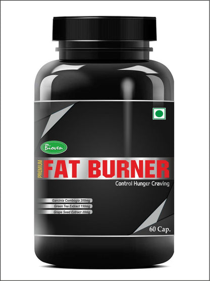 Bioven Fat Burner | Enhances Energy Levels | Increase the Metabolism | Appetite Suppressant| Improves Digestion | Pack of 60 Capsule